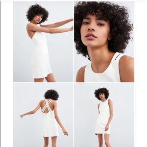 Zara Cross Back White Mini